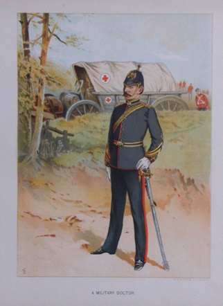 Print of soldiers
